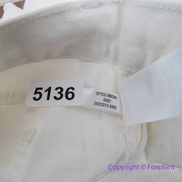 NEW Madewell‎ Relaxed Denim Shorts in Tile White, 28 - Picture 15 of 15